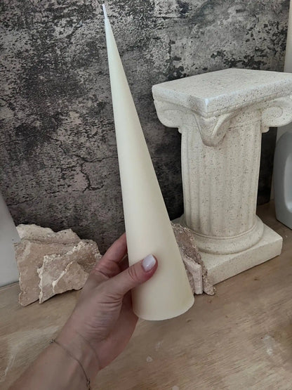 Super High Conus Pillar Candle 12x3 inches