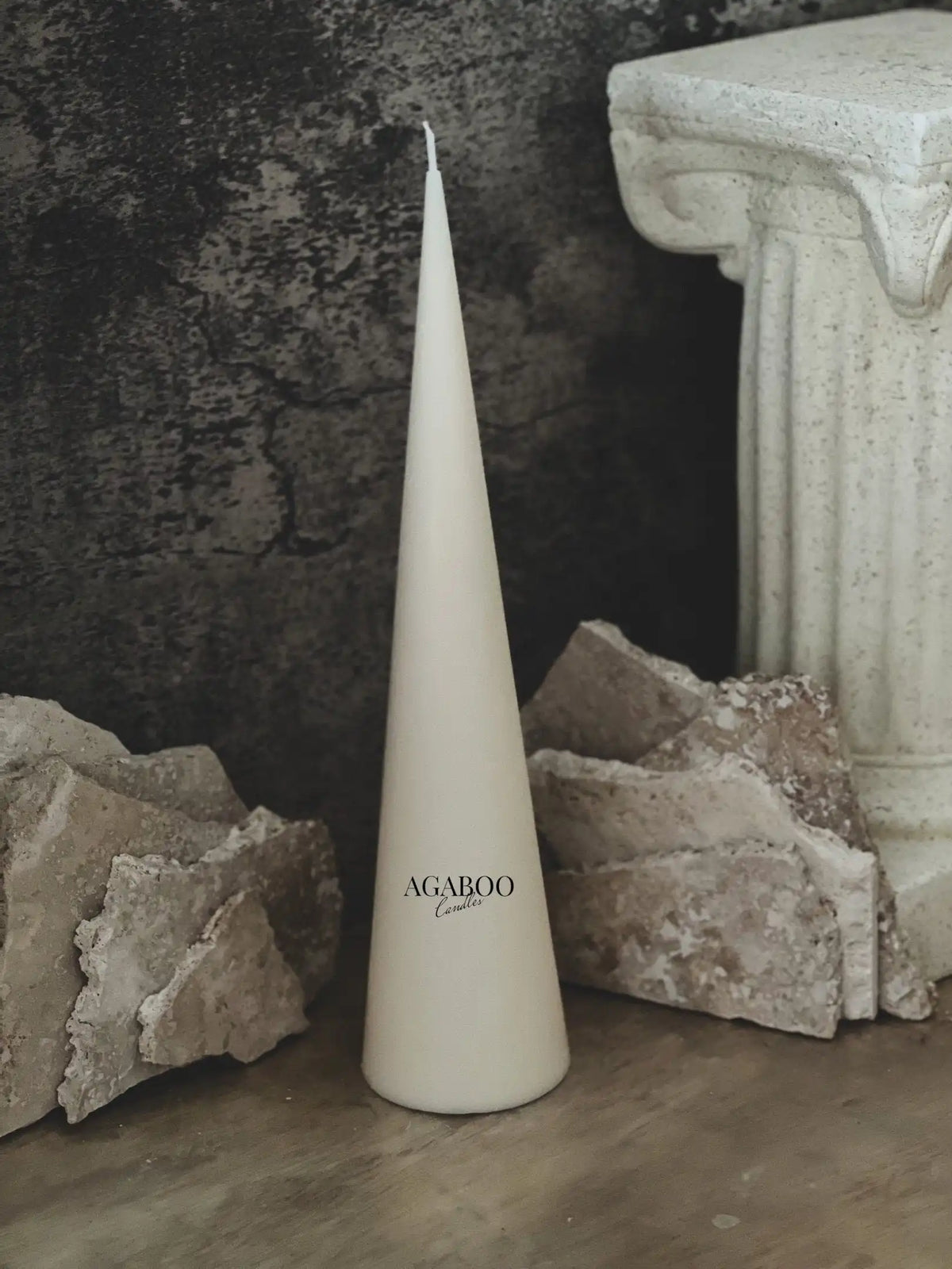 Super High Conus Pillar Candle 12x3 inches