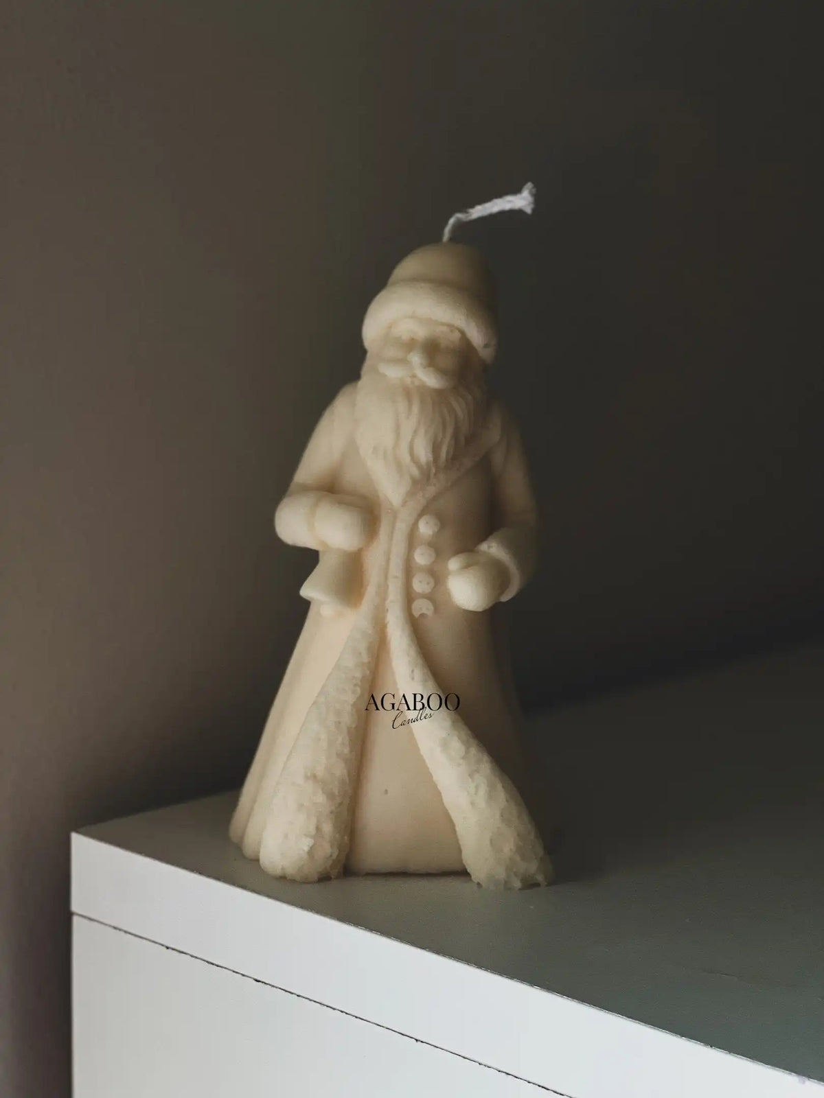Santa Claus Candle 6.5x3.5 inches