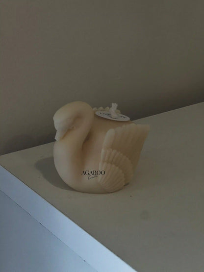 Swan Figurine Candle 2x3 inches