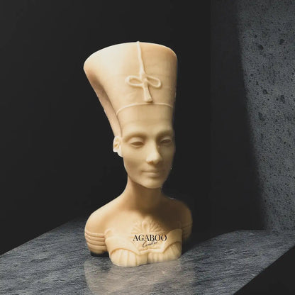 Nefertiti Candle 6.5x4 inches