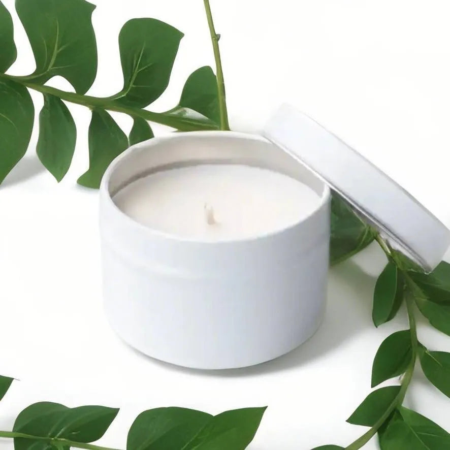 Unlabeled 12 PCS - Tin Candle 1.75x2.5 inches