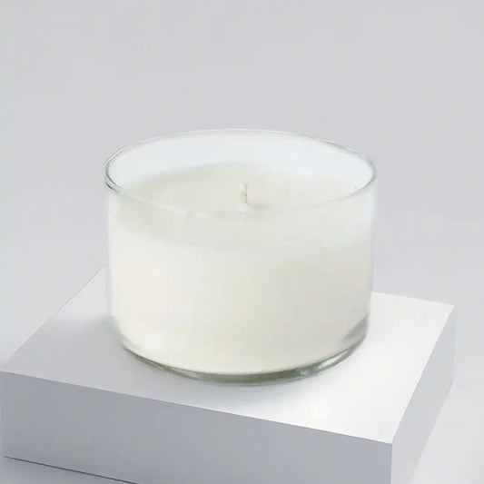 Unlabeled 12 PCS - Clear Glass Candle