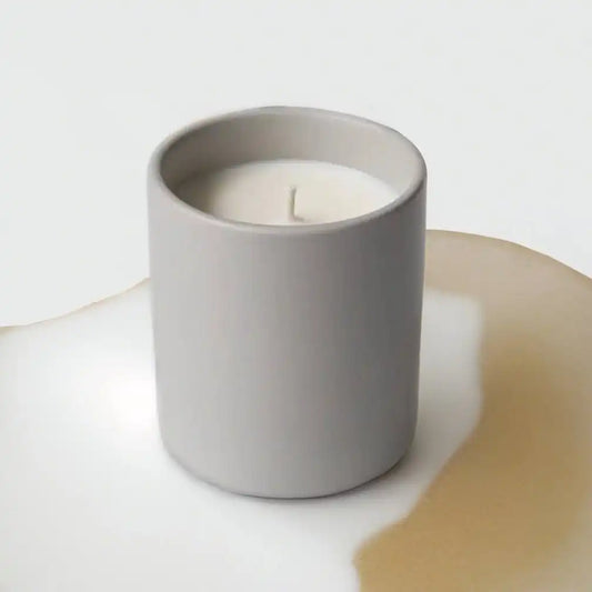 Unlabeled 12 PCS - Modern Ceramic Tumbler Candle 4x3.5 inches