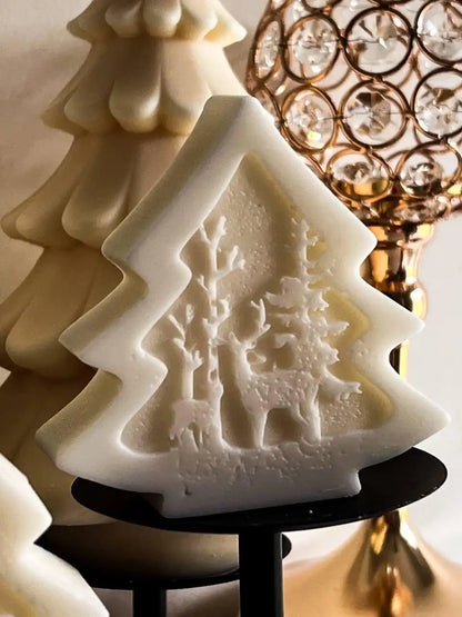 Festive Christmas Tree 4x4 inches