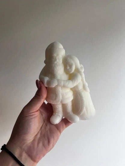 Mr. & Mrs. Santa Candle 6x3.5 inches
