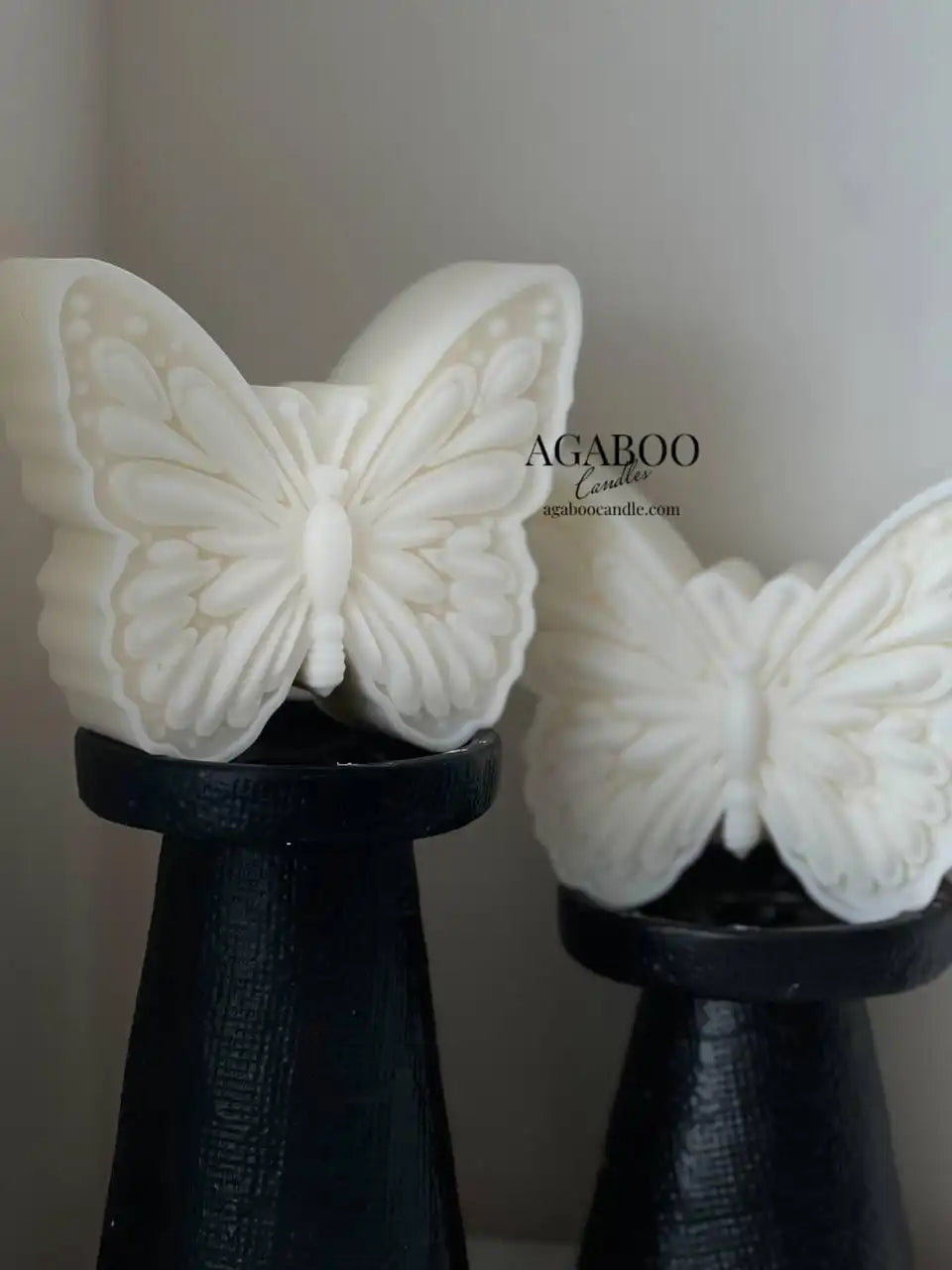 Large Butterfly Shaped Candle 5x5.5 inches