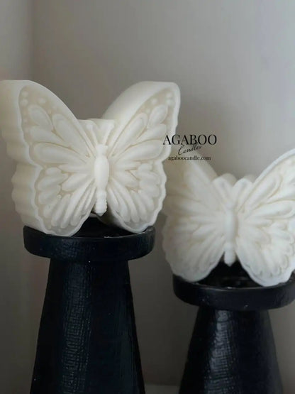 Large Butterfly Shaped Candle 5x5.5 inches