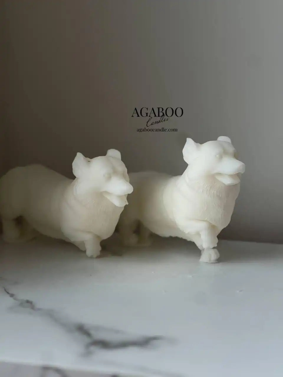 Adorable Corgi Shaped Candle 4x5.5 inches