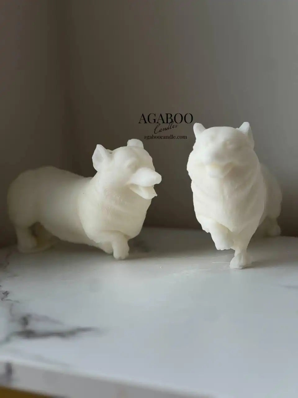 Adorable Corgi Shaped Candle 4x5.5 inches