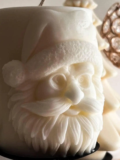 Pillar Santa Candle 4.5x3 inches