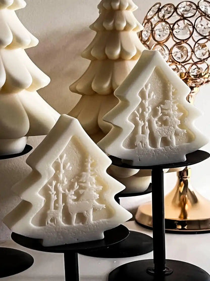 Festive Christmas Tree 4x4 inches