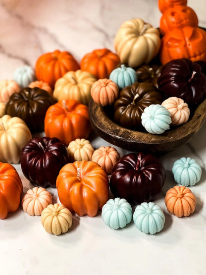 Mini Pumpkin Candle 2x2.5 inches