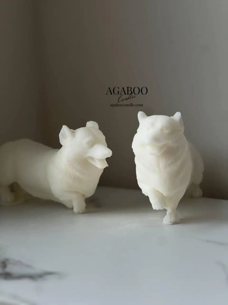 Adorable Corgi Shaped Candle 4x5.5 inches