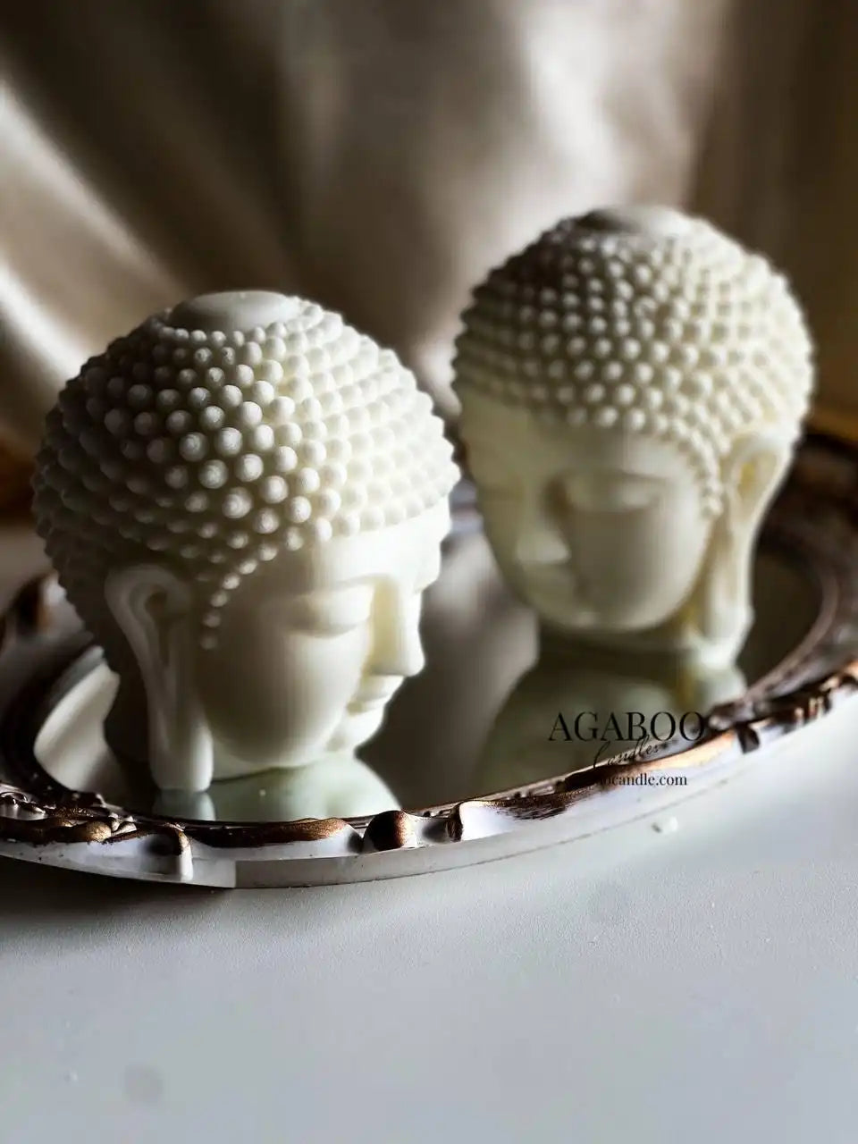 Buddha Statue Candle 5x3.5 inches
