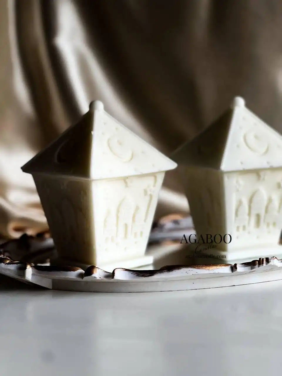 Ramadan Lantern Candle 5.5x3.5 inches