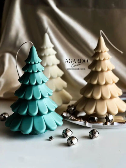 Huge Christmas Tree Candle 9.5x5 inches