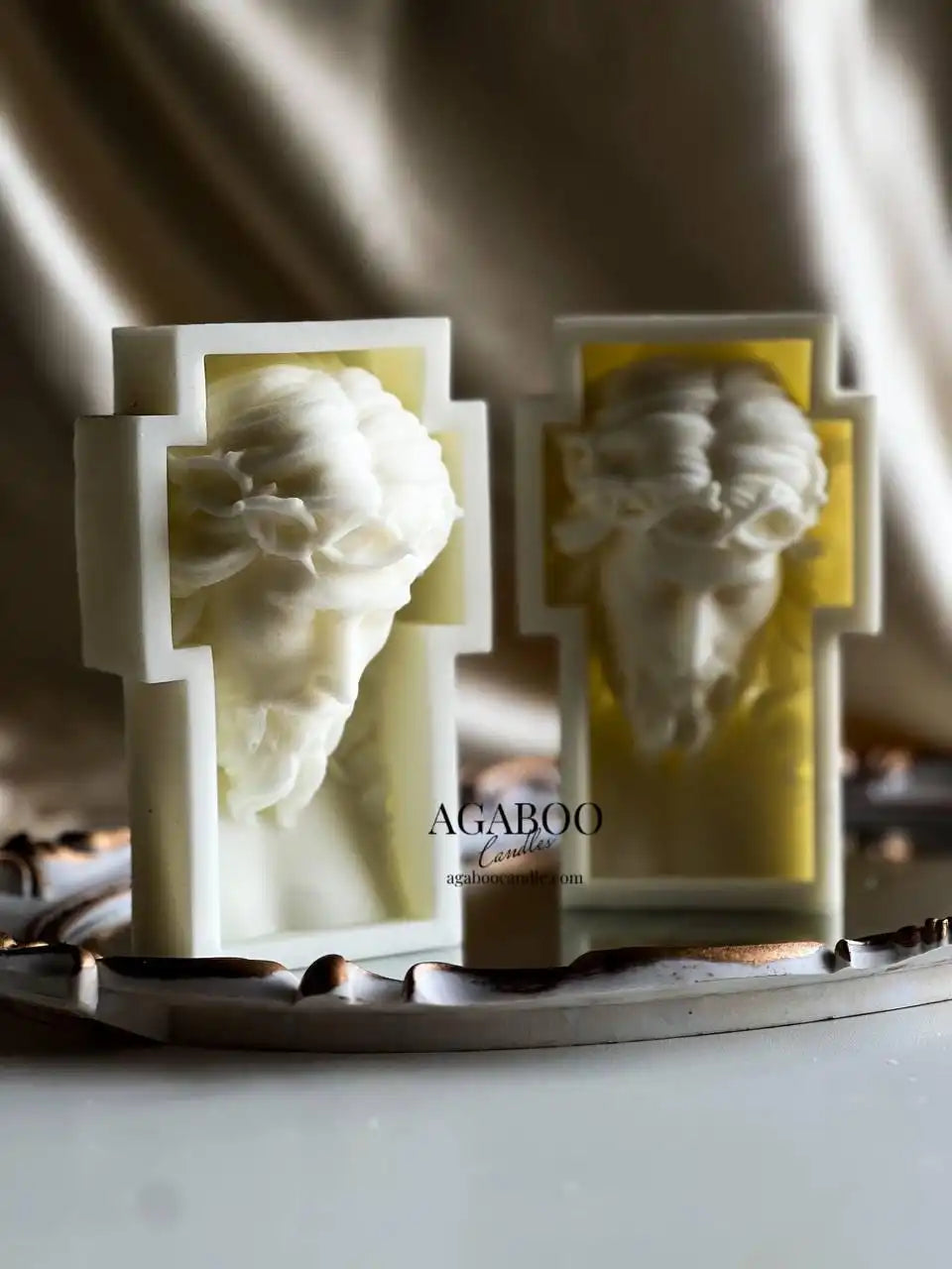 Large Jesus Candle 5.5x3.5 inches