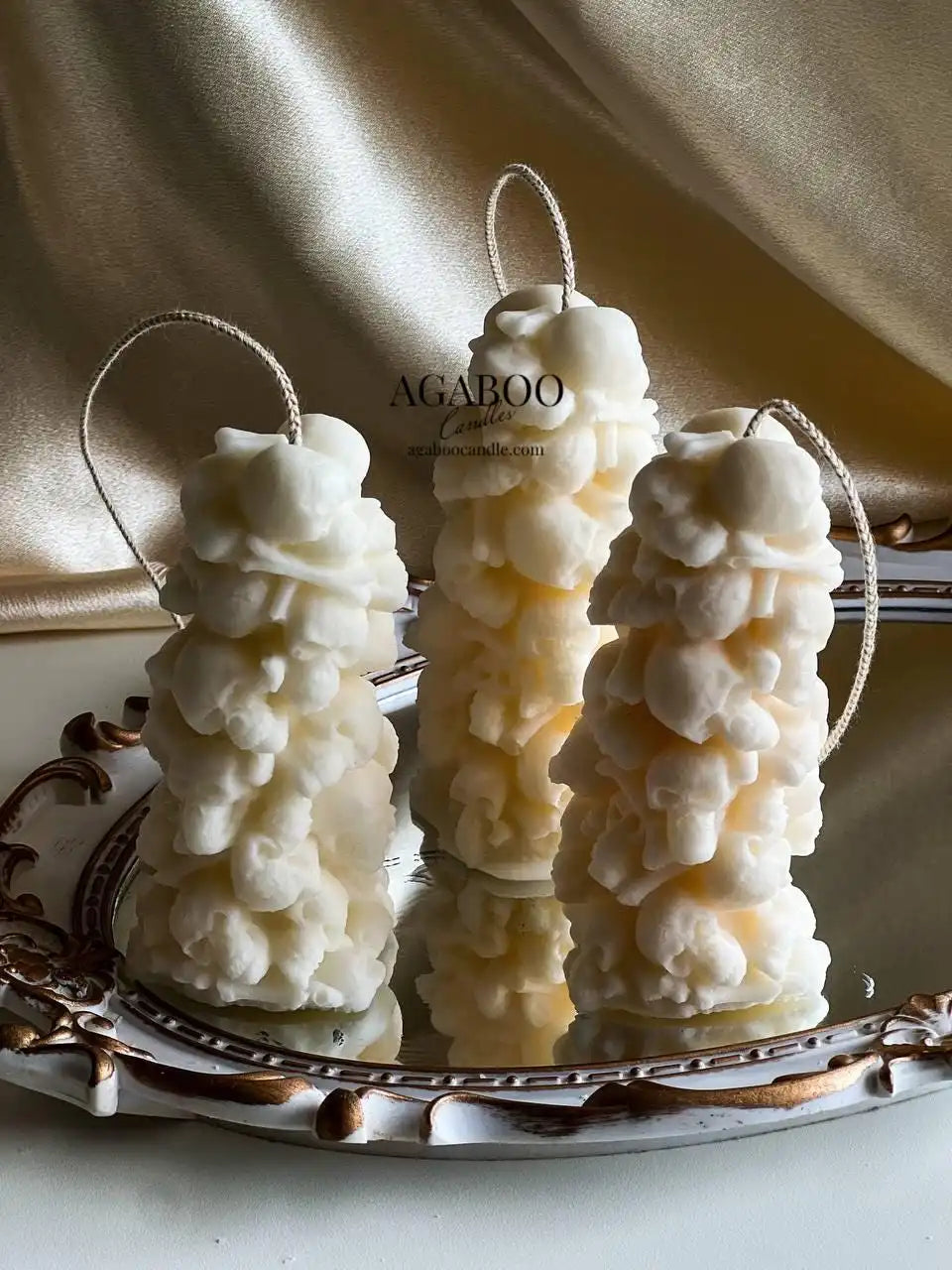 Skull Tower Candle 5x2 inches