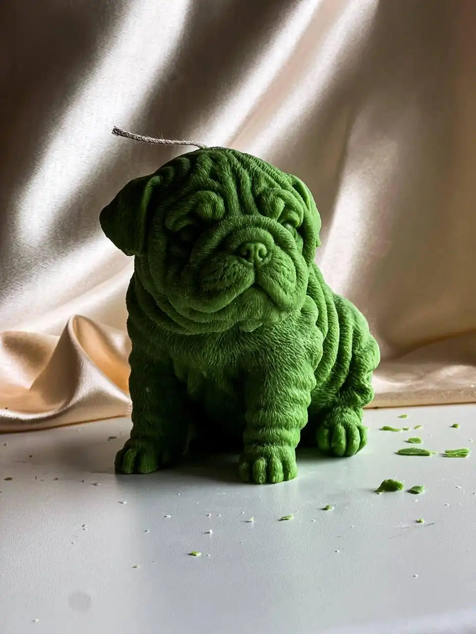 Frenchie Dog Candle 6x6 inches
