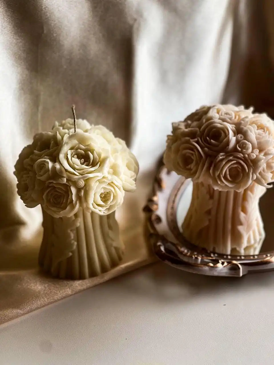 Peony Bouquet Candle 5.5x4 inches