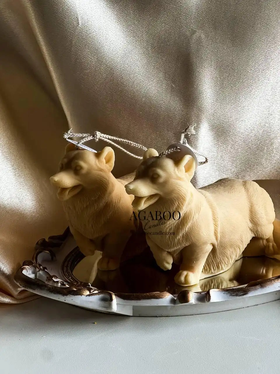Adorable Corgi Shaped Candle 4x5.5 inches