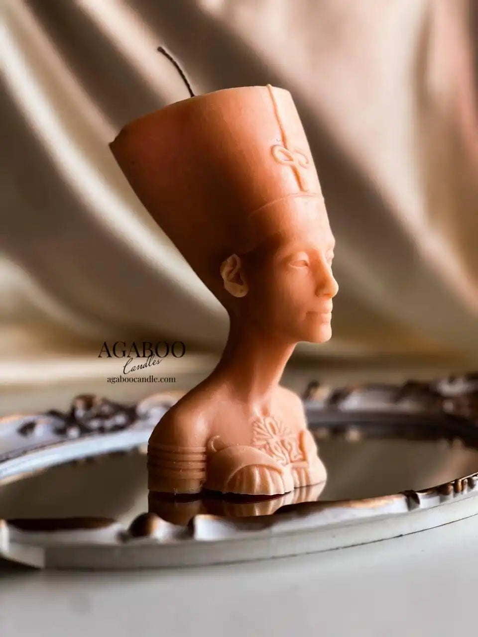 Nefertiti Candle 6.5x4 inches