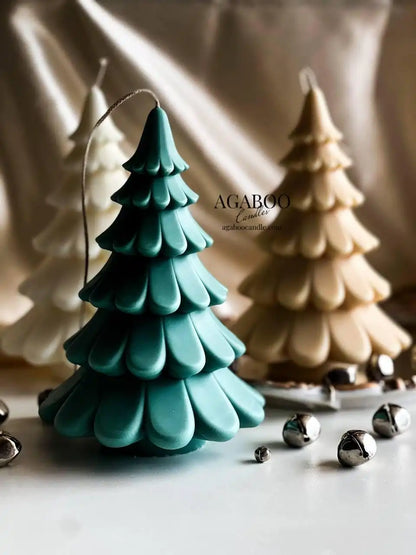 Huge Christmas Tree Candle 9.5x5 inches