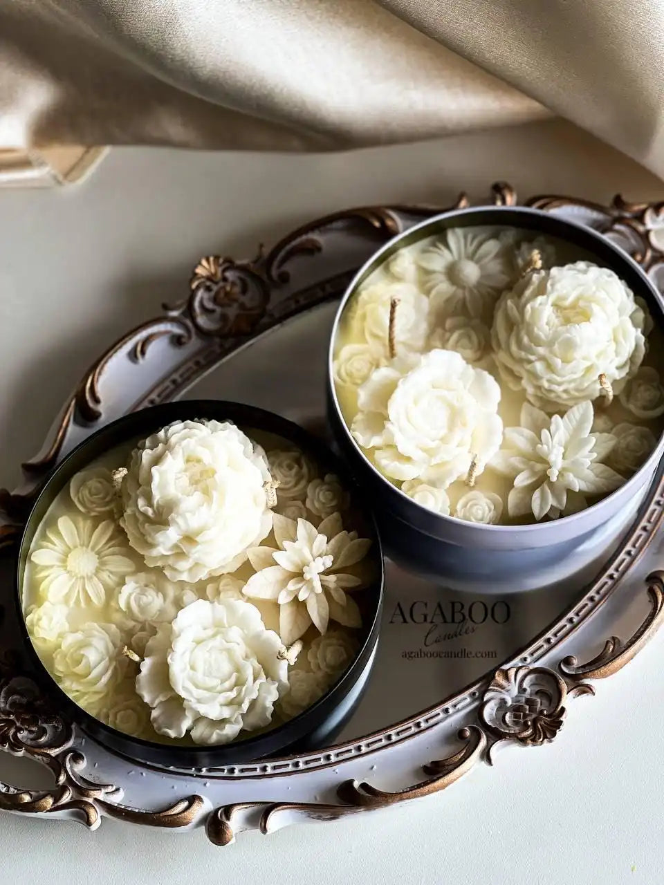 Flower Blossom Candle 2x5.5 inches: 12 fl.oz