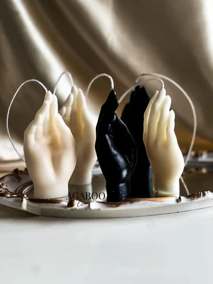 Woman's Hand Candle 4.5x2 inches