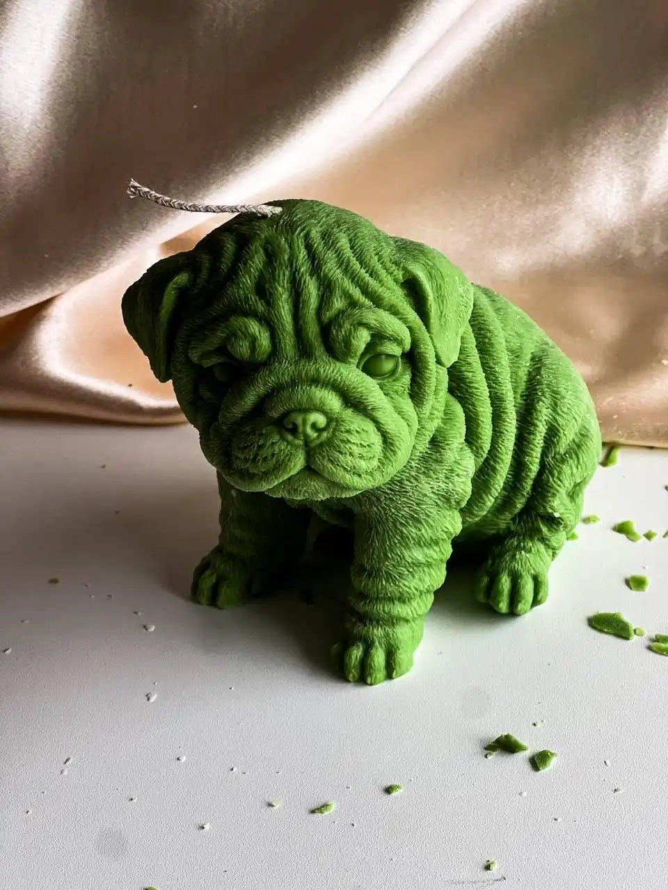 Frenchie Dog Candle 6x6 inches