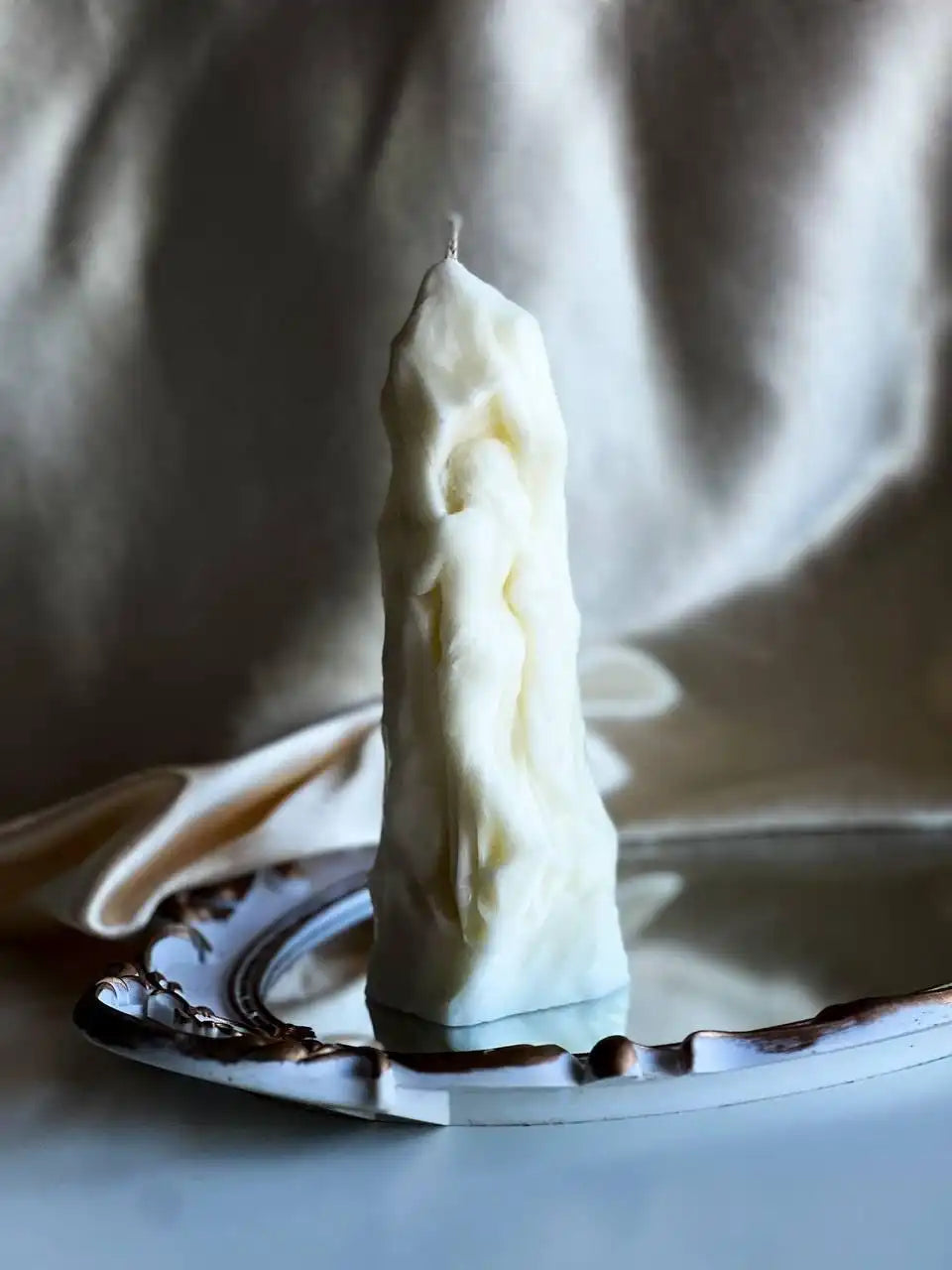 Stone Woman Candle 7x2.5 inches
