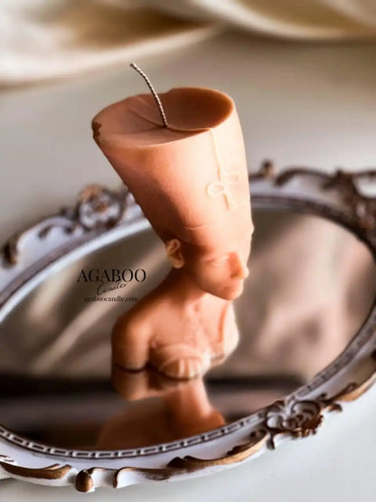 Nefertiti Candle 6.5x4 inches