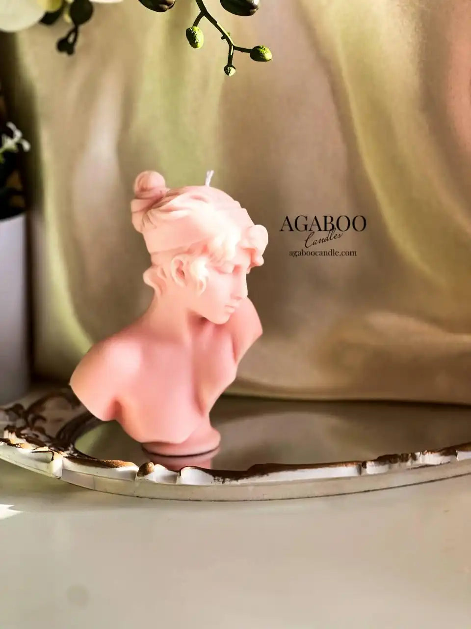 Elegant Lady Candle 5.5x4 inches