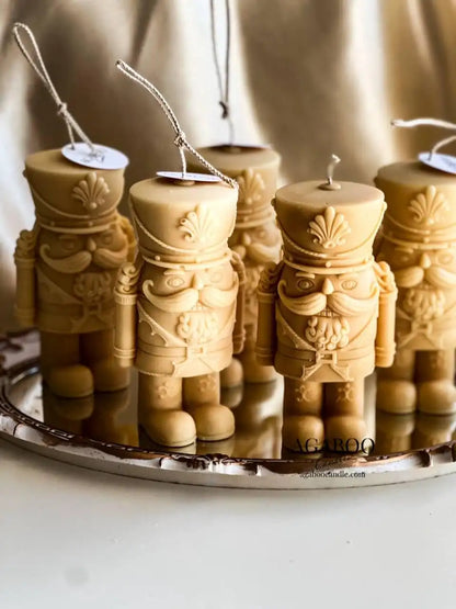 Nutcracker Candle 5.5x2 inches