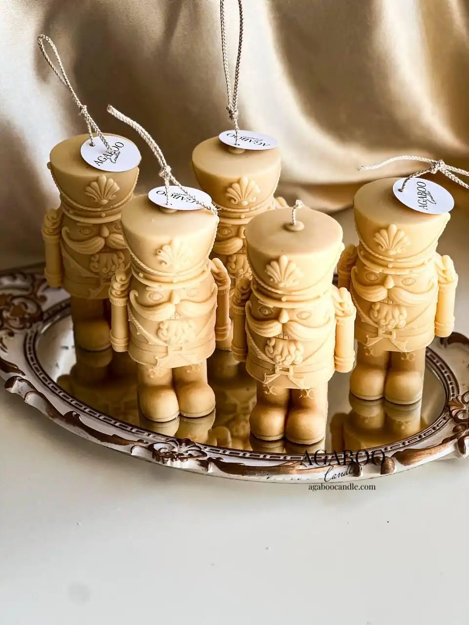 Nutcracker Candle 5.5x2 inches