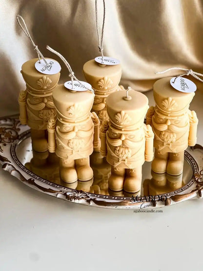 Nutcracker Candle 5.5x2 inches