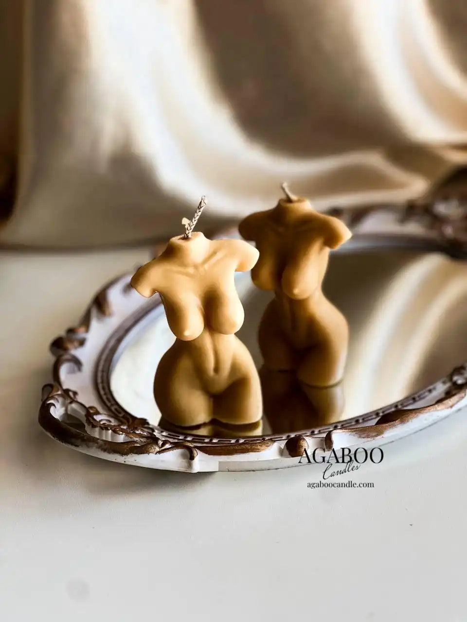 Small Body Shape Candle 4x2.13 inches