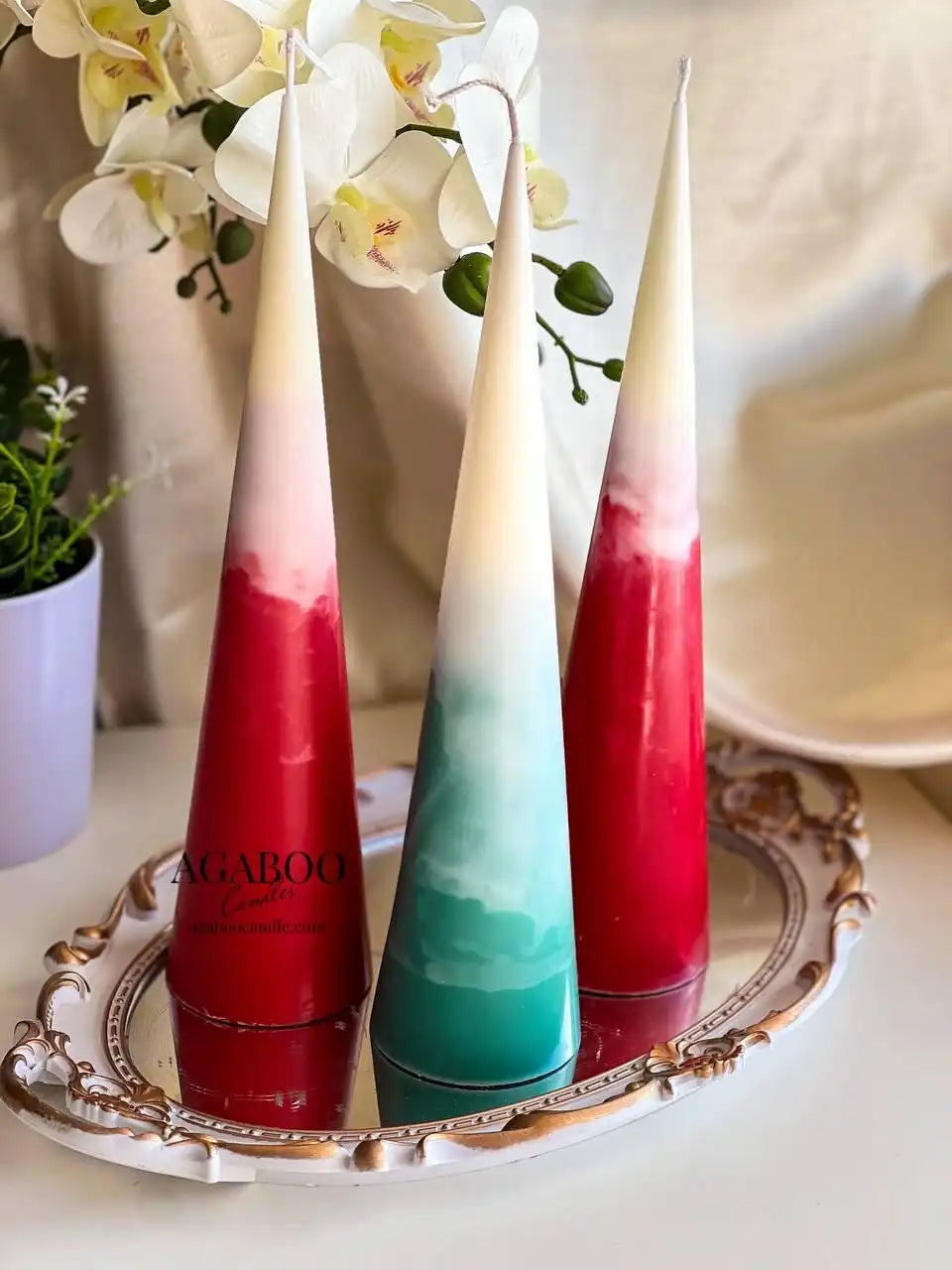 Ombre Huge Christmas Tree 12x3 inches