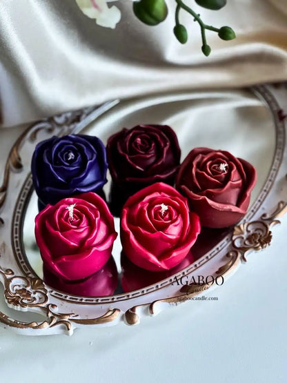 Rose Shaped Candle 2x2.5 inches