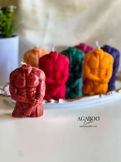 Male Figure Candle 3.5x2.5 inches