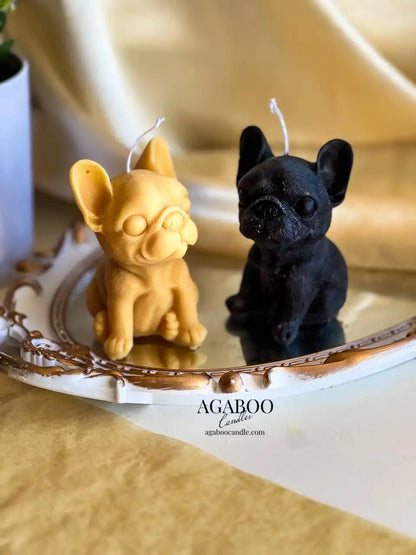 Puppy Candle 4x2.5 inches