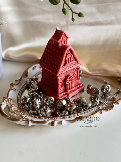 Gingerbread House Candle 6x3.5 inches