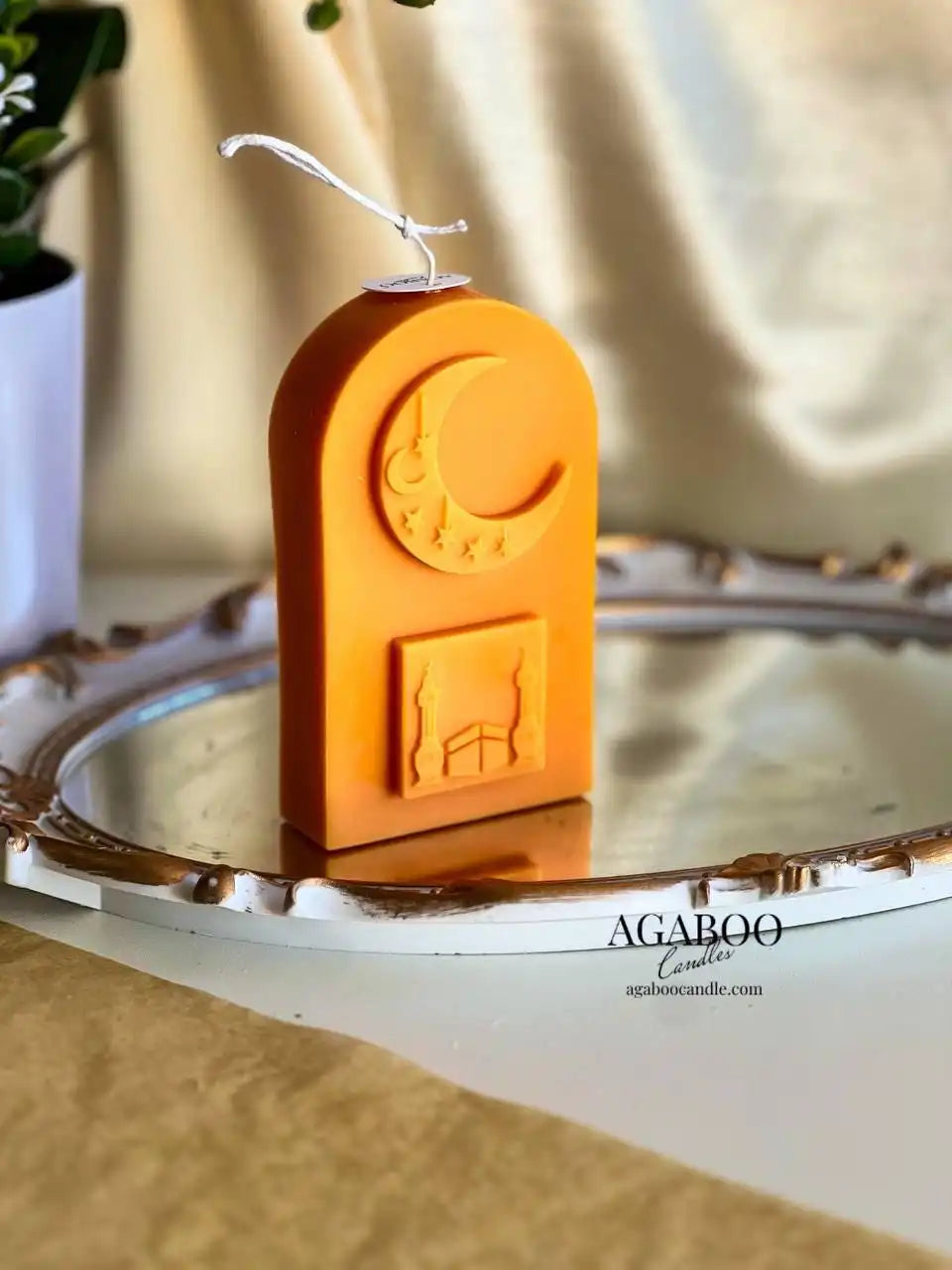 Ramadan Decor Candle 5x3 inches