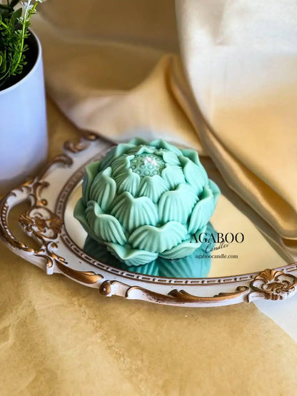 Lotus Blossom Candle 3x4.5 inches