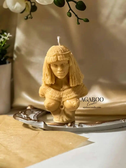 Artistic Lady Candle: 6x4 inches