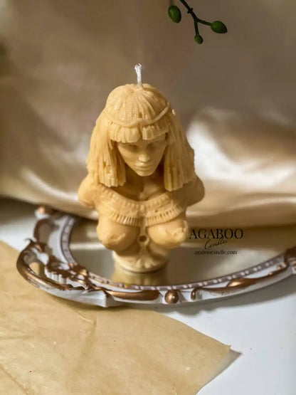 Artistic Lady Candle: 6x4 inches