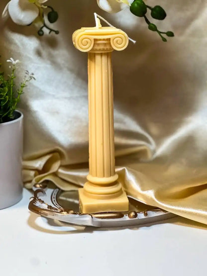 Greek Column Pillar Candle 8.5x2.5 inches