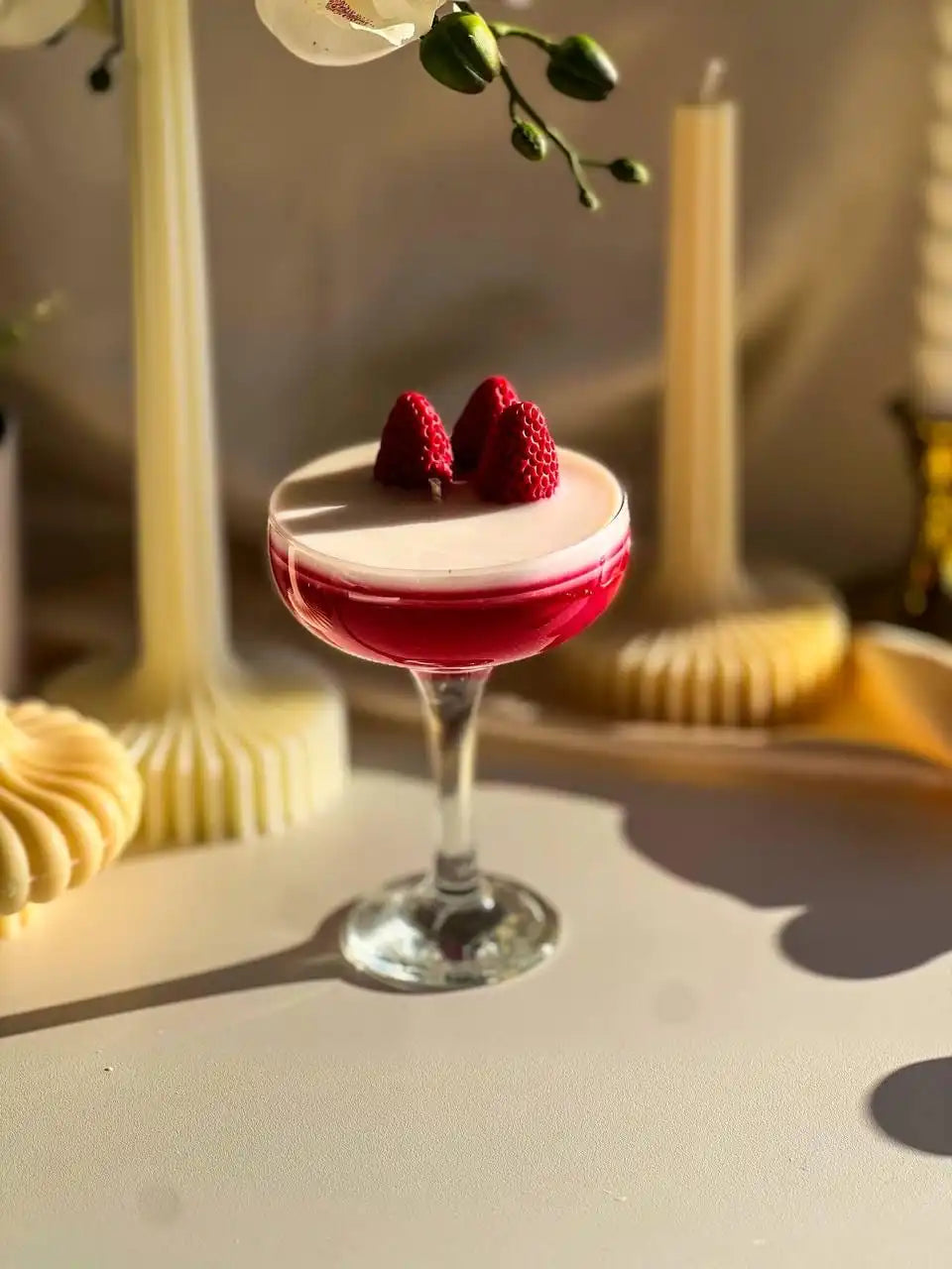 Tropical Cocktail Candles 5.5x3.5 inches