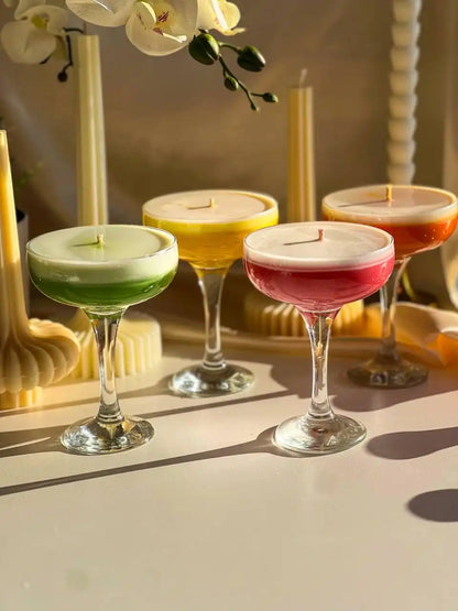 Unique Cocktail Candle 5.5x3.5 inches